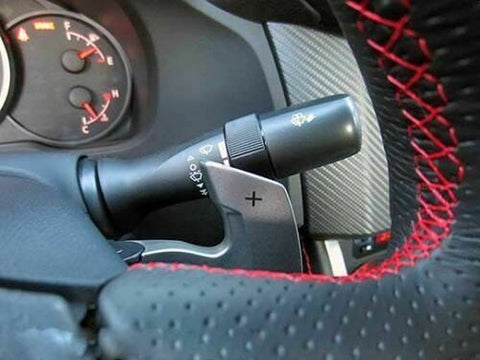 1 set Pure Real Carbon Fiber Steering Wheel Paddle DSG Shifter for Scion FRS Toyota GT86 Subaru Forester 2013 and up