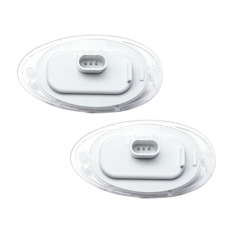 Clear Lens Full LED Front Cab Side Marker Turn Signal Light Assemblies For Freightliner Cascadia 2008-2017 Semi-Truck