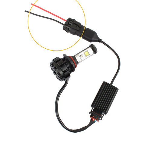 9005 9006 Adapter Wiring Harness Sockets Wire For Headlights Fog Light