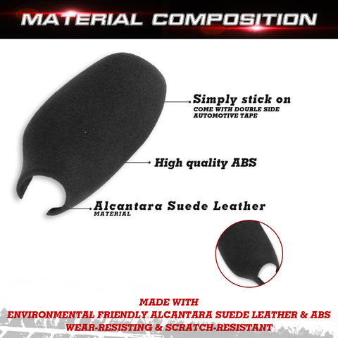 For BMW 5 7 series G32 X3 X4 2017+ Alcantara Suede Leather Gear Shift Knob Cover