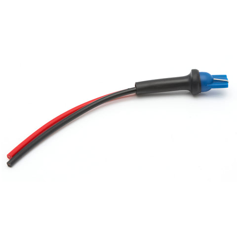 2pcs T10 Male Socket 194 168 W5W Wiring Harness Extended Wire Connector Plug Adapter Assembly Holder for Headlight Turn Signal Brake Tail Daytime Running Light Retrofit