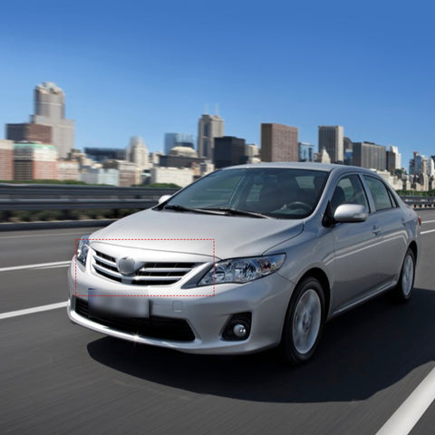 For 2011-2013 Toyota Corolla 4dr Sedan Black Front Upper Grille Cover Molding