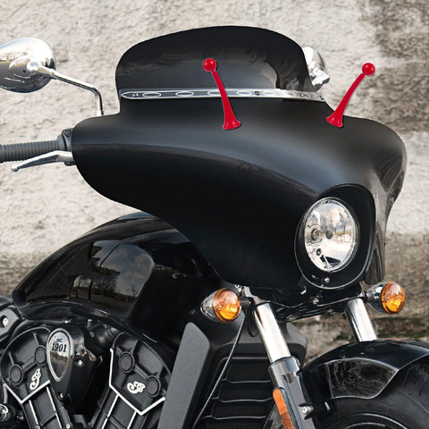 Red Creative Tentacles Decor Exterior Roof Ornaments Universal for Cars, Helmets