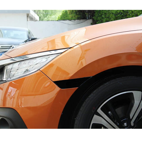 2Pcs Black Vinyl Turn Signal Light Sticker Decal For Honda Civic 10th 2016-2021