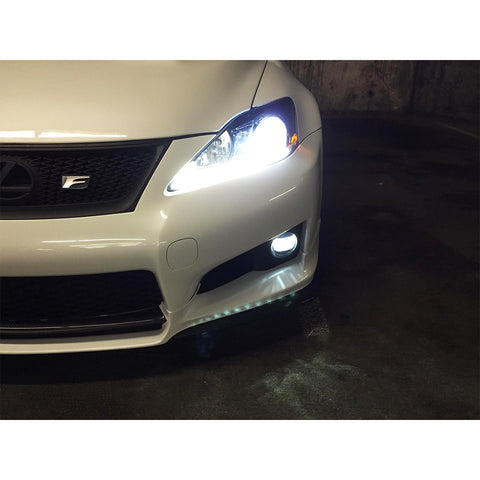 9005 9006 HB3 HB4 / H8 H9 H11 / 880 881 889 COB LED Bulb White Golden Yellow Dual Color Fog Light Conversion Kit