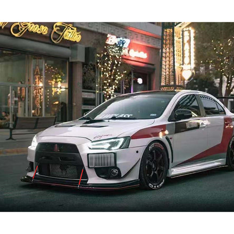 Adjustable 6"-9" / 8"-11" / 10"-13" Front Bumper Lip Splitter Diffuser Strut Rod Tie Bars Fit Most Vehicles, Black / Red / Blue / Silver