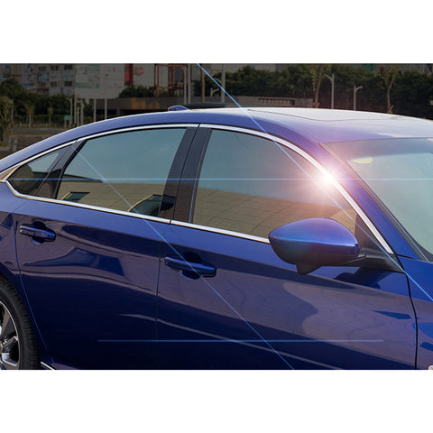6pcs Stainless Steel Car Window Lower Bottom Frame Cover Molding Trim for Honda Accord 10th 2018 2019