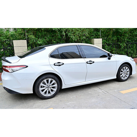 8x Gloss Black Side Door Handle Bowl Cover Decor Trim For Toyota Camry 2018-2024