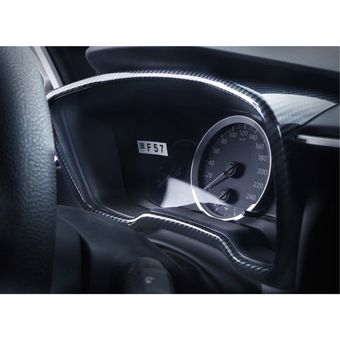 Carbon Fiber Texture Dashboard Instrument Cover Trim For Toyota Corolla 2020-23