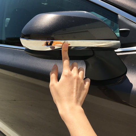 2pcs ABS Chrome Car Side Mirror Trim Rearview Mirror Protective Strip for Toyota Camry 2018-2024