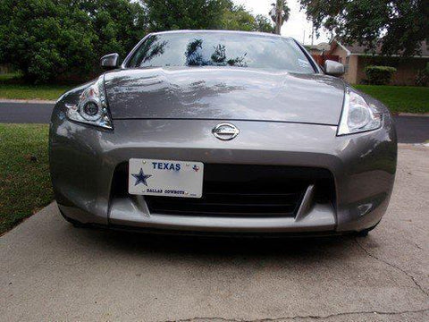 Set Black/ Gold/ Red Front License Plate Bumper Mount Bracket Holder for Nissan 370Z 2009-2012 Juke Rogue