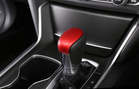 Car Interior Gear Shift Level Knob Cover Trim for Honda Accord 10th Gen 2018 2019 2020 (Red Gear Shift Knob Trim)