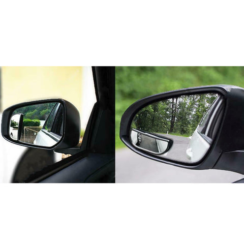 Blind Spot Mirror for Car, 2pcs 3.4" Stick On Convex Side Rear View Blind Spot Mirror Wide Angle Mirror for Car Trunk SUV Motorcycle