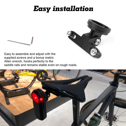 Saddle Clamp Mount for Gopro Camera Garmin Varia Rearview Radar Rear Light, Compatible with S-WORKS SWAT & MOST LYNX - Type B