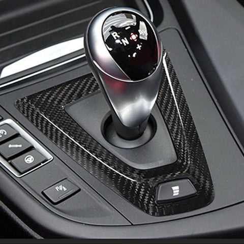 Carbon Fiber Center Shifter Console Base Trim For BMW F80 F82 F83 M3 M4 M-DCT