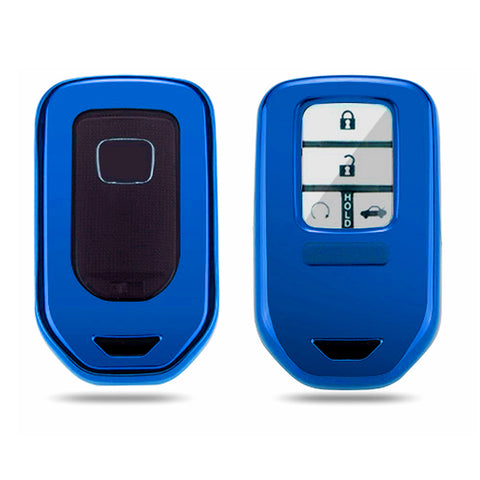 TPU Blue Shockproof Smart Key Fob Holder For Honda Honda CR-V CR-V FIT Civic