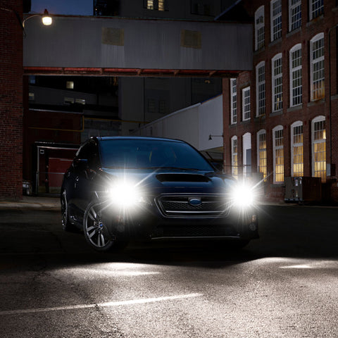 6000K Xenon White LED Headlight Bulb All-in-One Conversion High Low Beam Kit, 6000LM Super Bright Fog Light Replacement