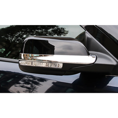 for Ford Explorer 2013-2018 Rear View Side Door Mirror Strip Trim Cover ABS Chrome