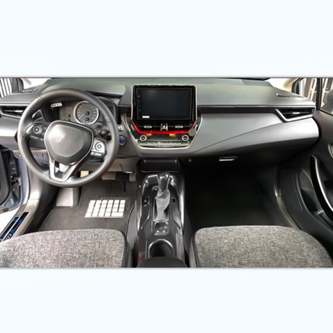 Sporty Style Red Center A/C Air Outlet Cover For Toyota Corolla 2020-2023 Cross