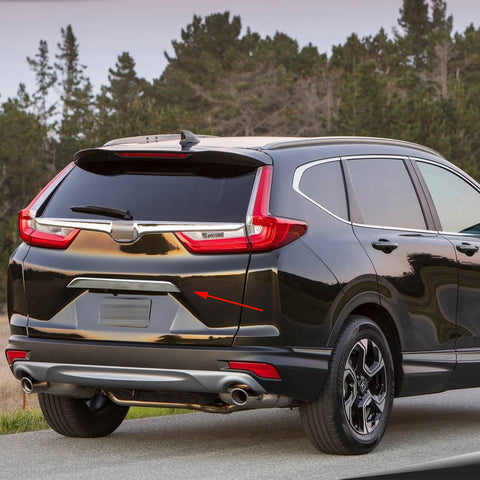 for Honda CRV CR-V 2017 2018 2019 2020 2021 Stainless Steel Rear Trunk Lid Molding Trim, Car Tailgate Rear Trunk Latch Cover Trim Moulding Strip