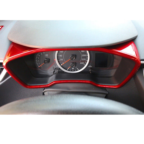 Sporty Racing Red Dashboard Instrument Cover Trim For Toyota Corolla 2020-2023