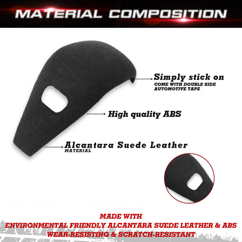 Alcantara Suede Leather Gear Shift Knob Cover Trim For BMW G20 G21 G28 2019-up