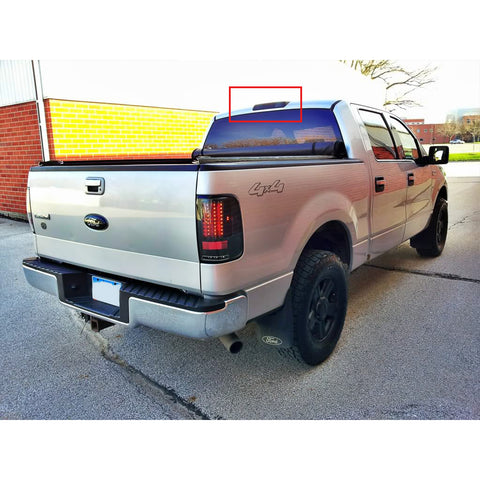 for Ford F-150 2015-2019 LED 3rd Third Brake Light Tail Cargo Lamp, Smoked Lens