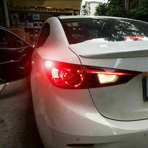 for Mazda 3 5 6 CX-5 CX-9 2008-2018 LED Strobe Flashing Brake Tail Stop Light, 40-SMD Extremely Bright