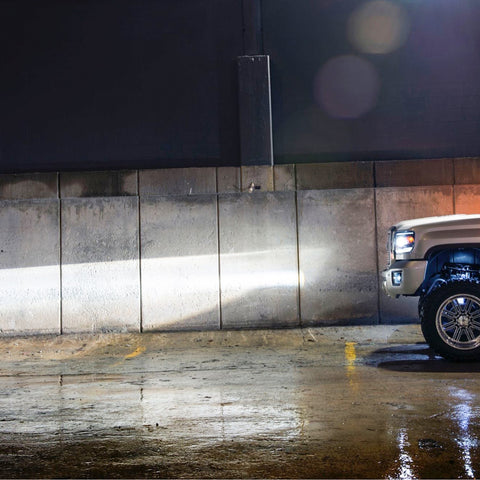 6000K Xenon White LED Headlight Bulb All-in-One Conversion High Low Beam Kit, 6000LM Super Bright Fog Light Replacement