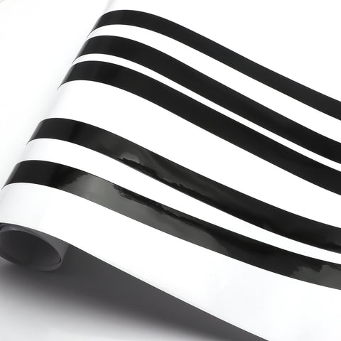 Window Trim Chrome Delete Blackout Overlay Pre-cut Genuine Vinyl KK For Toyota Camry 2018-2025 - Gloss Black