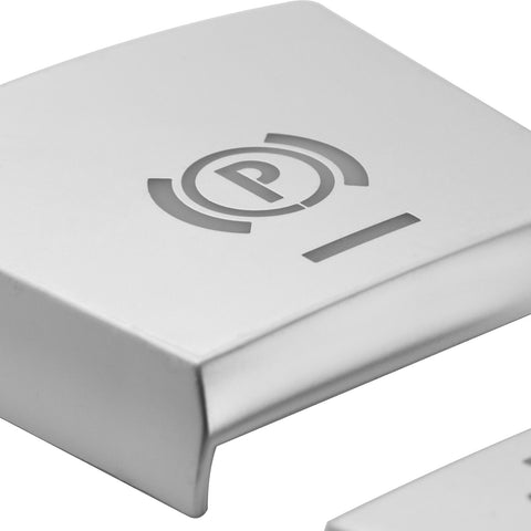 Chrome Electronic Hand Brake P Button Cover Trim, Compatible with BMW F10 F07 F01 X3 F25 X4 F26 F11 F06 X5 F15 X6 F16