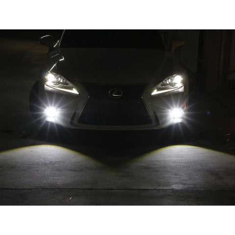 2x High Power Pure White 68 SMD H11 LED Replacement DRL Fog Lights Bulbs