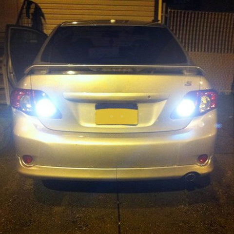 2X White\ Amber 50-SMD 21W 3156 3457 3357 4057 LED Turn Signal Light Bulbs