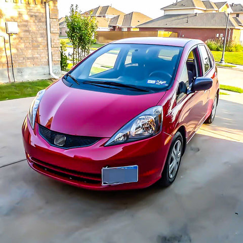 1 Set Front Tow Hook License Plate Bumper Mounting Bracket Relocator Holder Fit 2006-2008 Honda Fit Acura TL