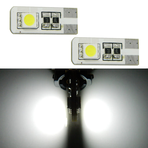 10pcs White Error Free Lamps Parking City LED Lights T10 194 168 W5W 2825 Bulk