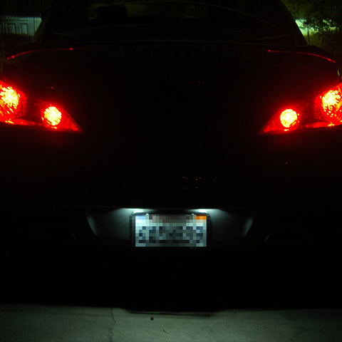 Xenon White 18-SMD LED License Plate Light Lamp Assembly Direct Fit for Hyundai Sonata i40 i45 2011-2014