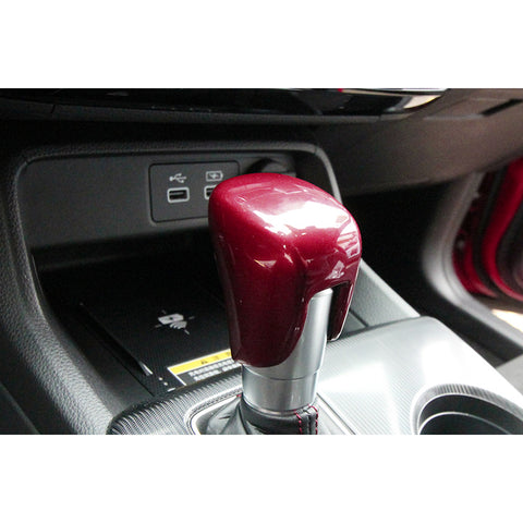 Red Interior Gear Shift Lever Head Knob Cover Trim For Honda Civic 11th Generation 2022 & 10th Gen Honda Accord 2018 2019 2020 2021