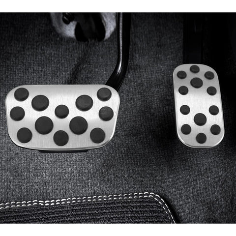 Silver Aluminum Brake and Gas Accelerator Pedal Covers For Toyota Corolla 2020+