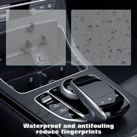Central COMAND Touchpad Navigation Touch Controller Screen Multimedia Button Sensitive Protector Invisible Ultra HD Clear Film Skin Guard Compatible with Mercedes-Benz C E GLC GLE GLS Class