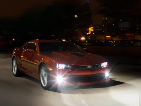 White P13W LED Daytime Running Light Driving Lamp Bulbs for Chevrolet Camaro 2010 2011 2012 2013