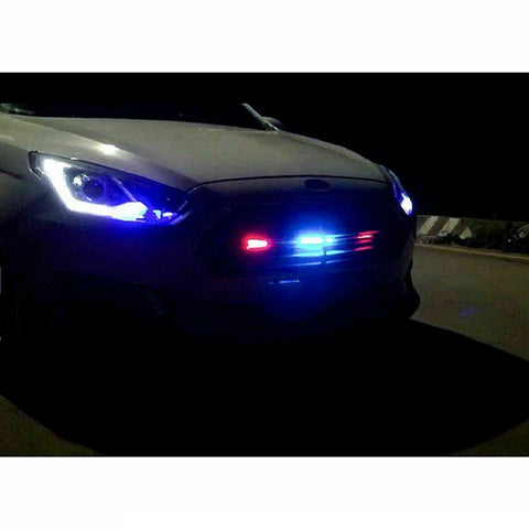 RGB Knight Rider LED Scanner Light Strip, 21'' 48-SMD Multicolored LED Flash Strobe Light Bar Kit for Car Interior Exterior Hood Grille Trunk