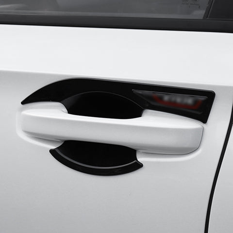 Set Glossy Black Door Handle Bowl Panel Cover Trim For Honda Civic 11th Gen 2022