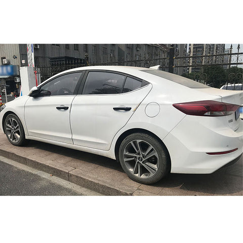 ABS Carbon Fiber Side Door Handle Cover Molding Trim for Hyundai Elantra 2017 2018 2019