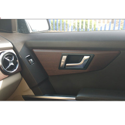 Left Driver / Right Passenger Side Inside Interior Door Handle Repair Kit for Mercedes Benz W204 X204 GLK250 GLK300 GLK350 C230 C250 C350 C63 AMG 2008-2015, Matte Silver