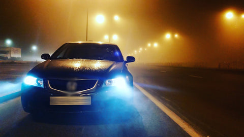 8000K Ice Blue LED Headlight Bulb All-in-One Conversion High Low Beam Kit, 6000LM Super Bright Fog Light Replacement