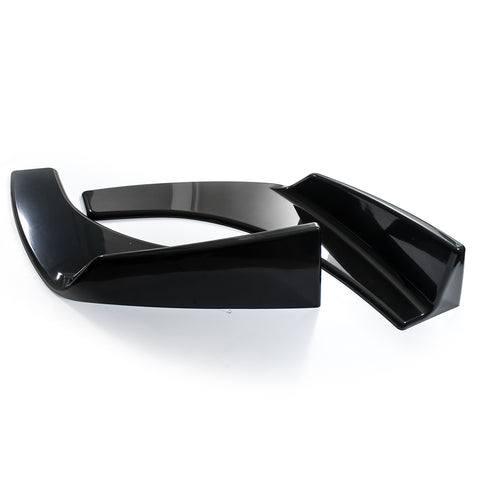 2pcs Car Front Bumper Lower Lip Splitter Diffuser Chin Spoiler Canard Deflector Universal