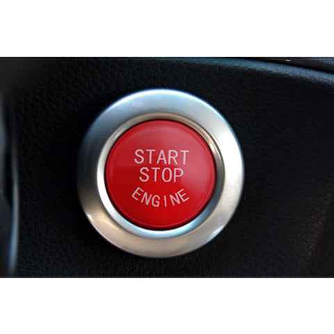 Glossy Red Engine Start Button Cover Trim For BMW 4/5/6/7 Series F01 F02 F10 F11