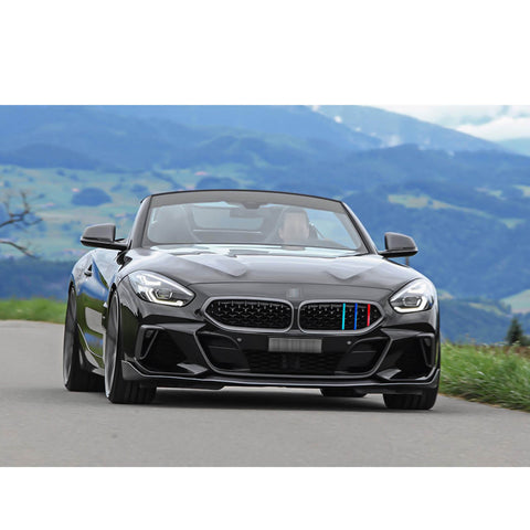 3pcs M-performance M-colored Grille Kidney Insert Trims Stripe Cover for BMW G29 Z4 2019-up (13 beam bars)