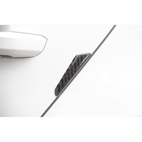 Carbon Fiber Style Smart Door Handle+Door Edge Protect Trim For Honda Accord 18+