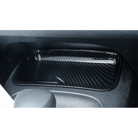 Carbon Fiber Texture Center Storage Box Cover Trim For Toyota Corolla 2020-2023